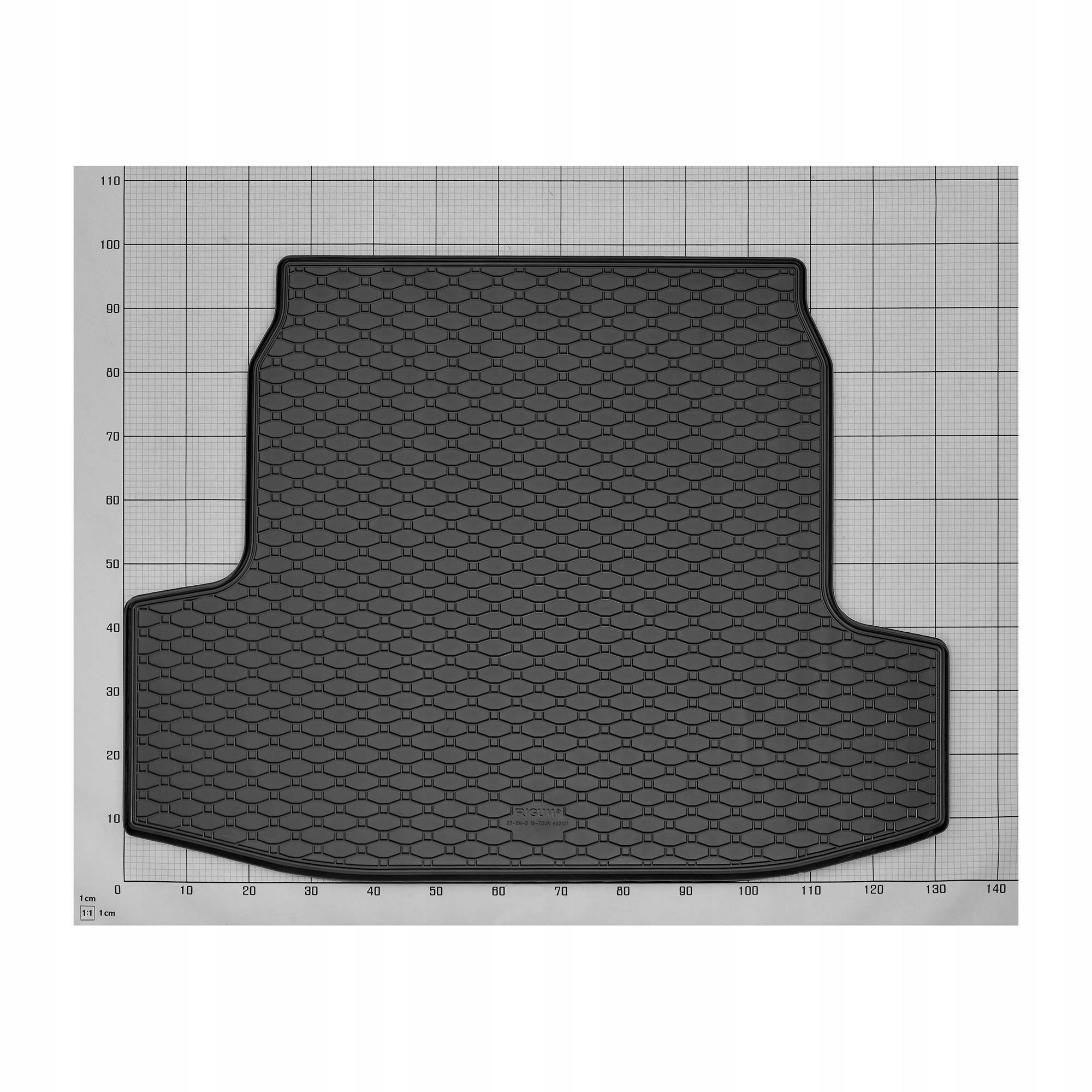 Zestaw dywaników do BMW 3 G21 Touring od 2019 Materiał guma