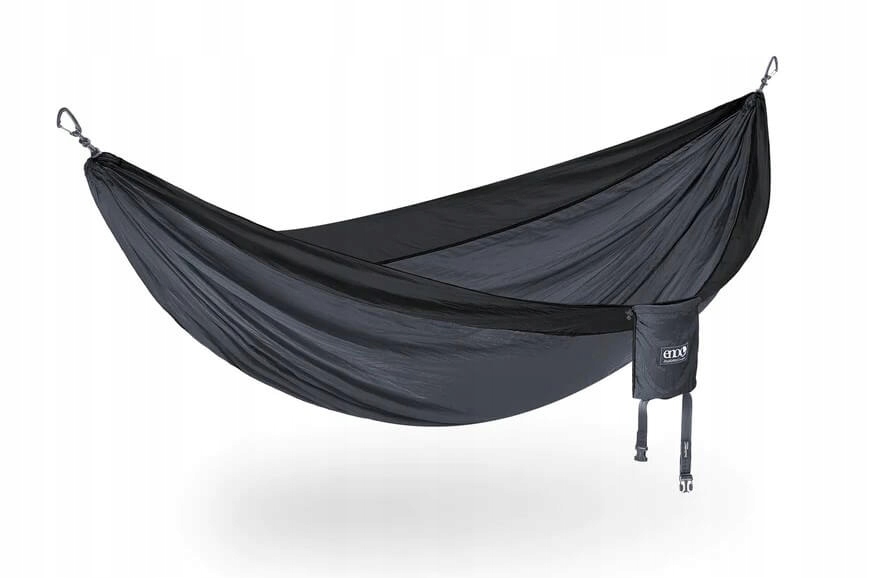 Turistická hojdacia sieť pre 2 osoby Double Nest charcoal/black Eno