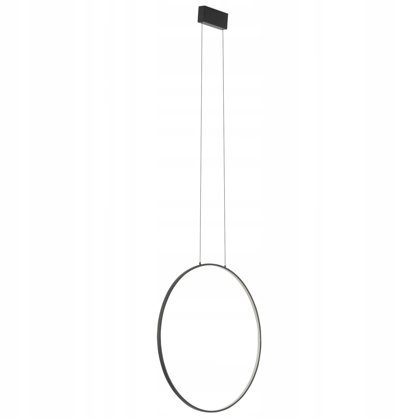 Lampa Wisząca Led Nowodvorski Circolo M 21W 60cm Ciepła Barwa Czarna