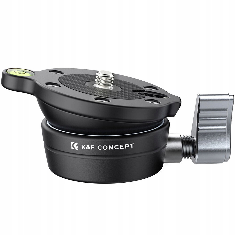 K&f Concept LB-60 głowica statywowa półkulowa 10 kg z poziomicą