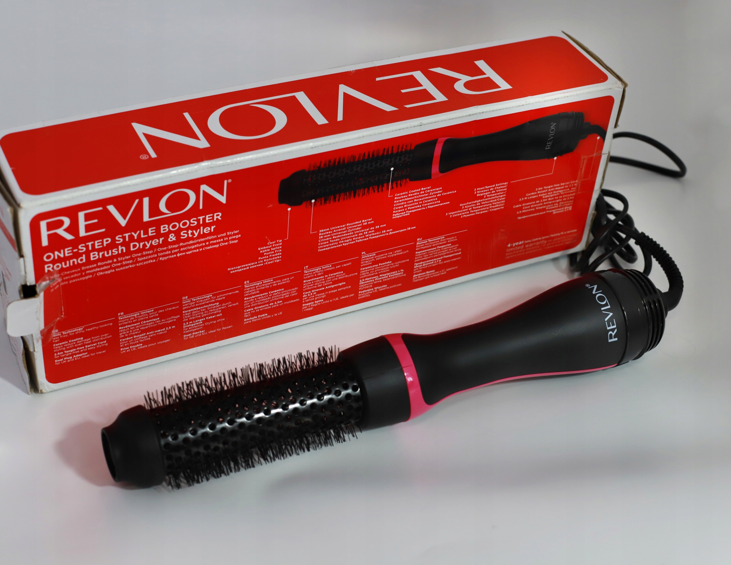 Lokówko-suszarka Revlon One-Step Style Booster Regulacja temperatury brak informacji