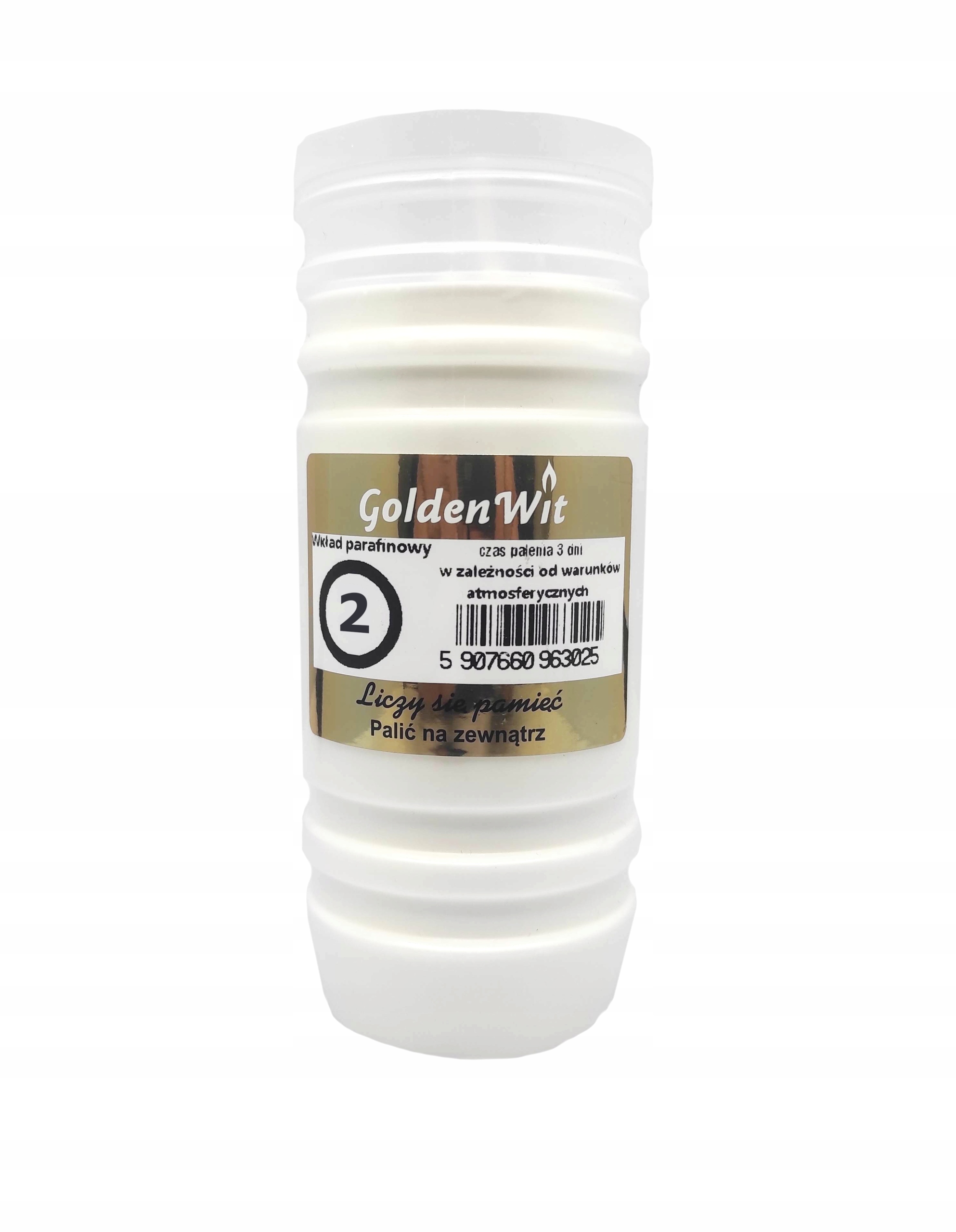 

Wkłady Do Zniczy parafinowe 2 Dni 60H 11CM