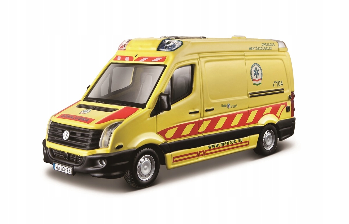

Volkswagen Crafter ambulans 1:50 Bburago 32011