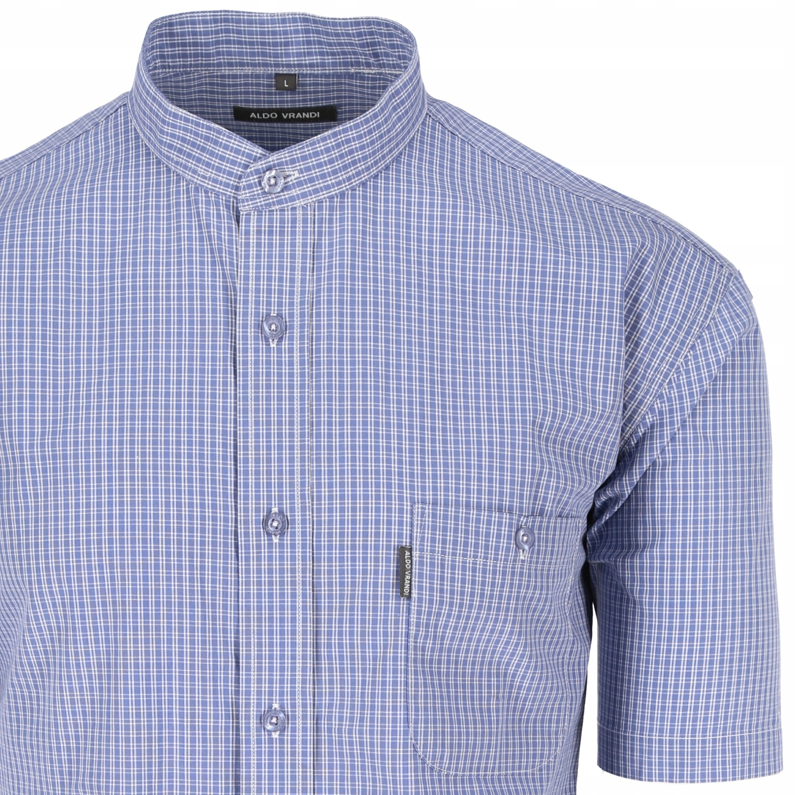 

stójka - bawełniana koszula w kratkę_L/42_kl_114