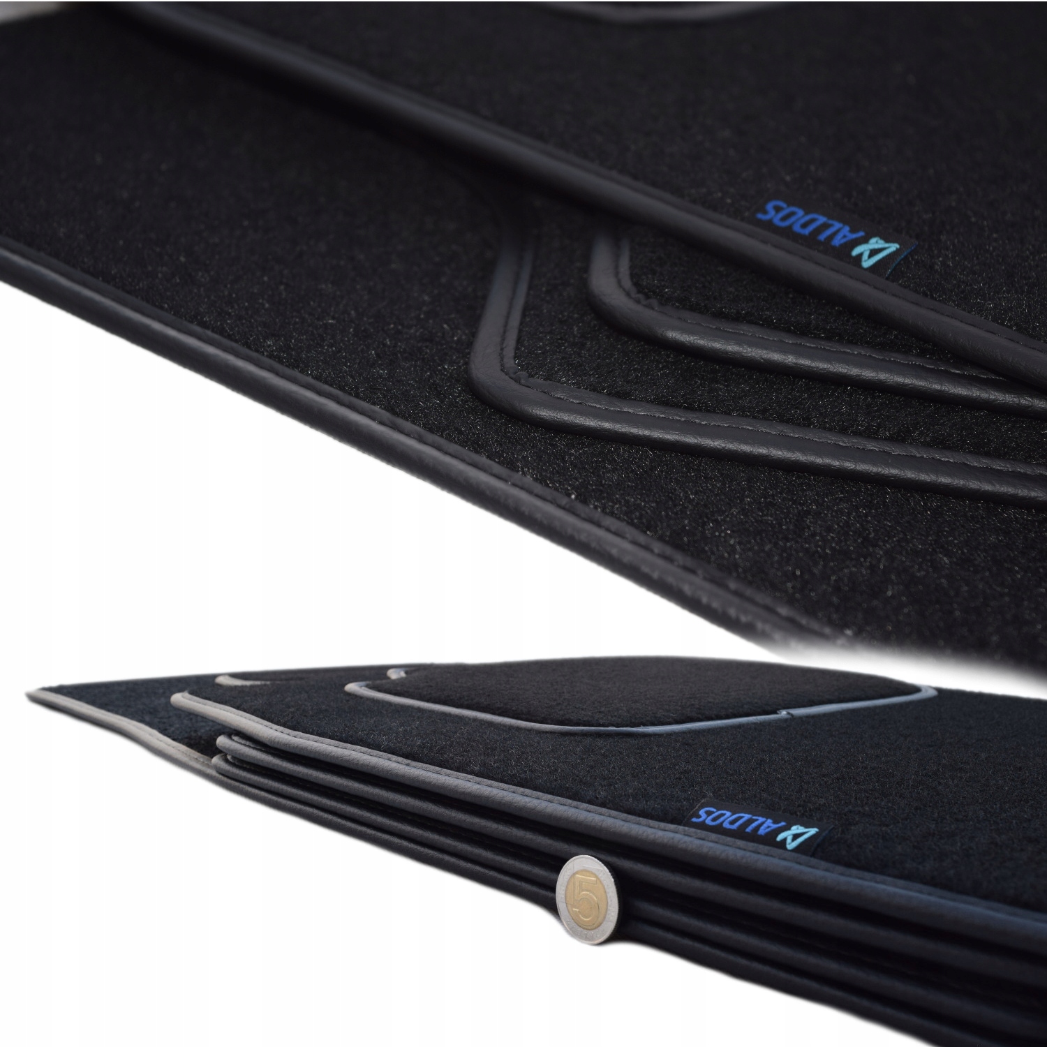 

Mercedes W203 Coupe Dywaniki welurowe Silver+Skóra