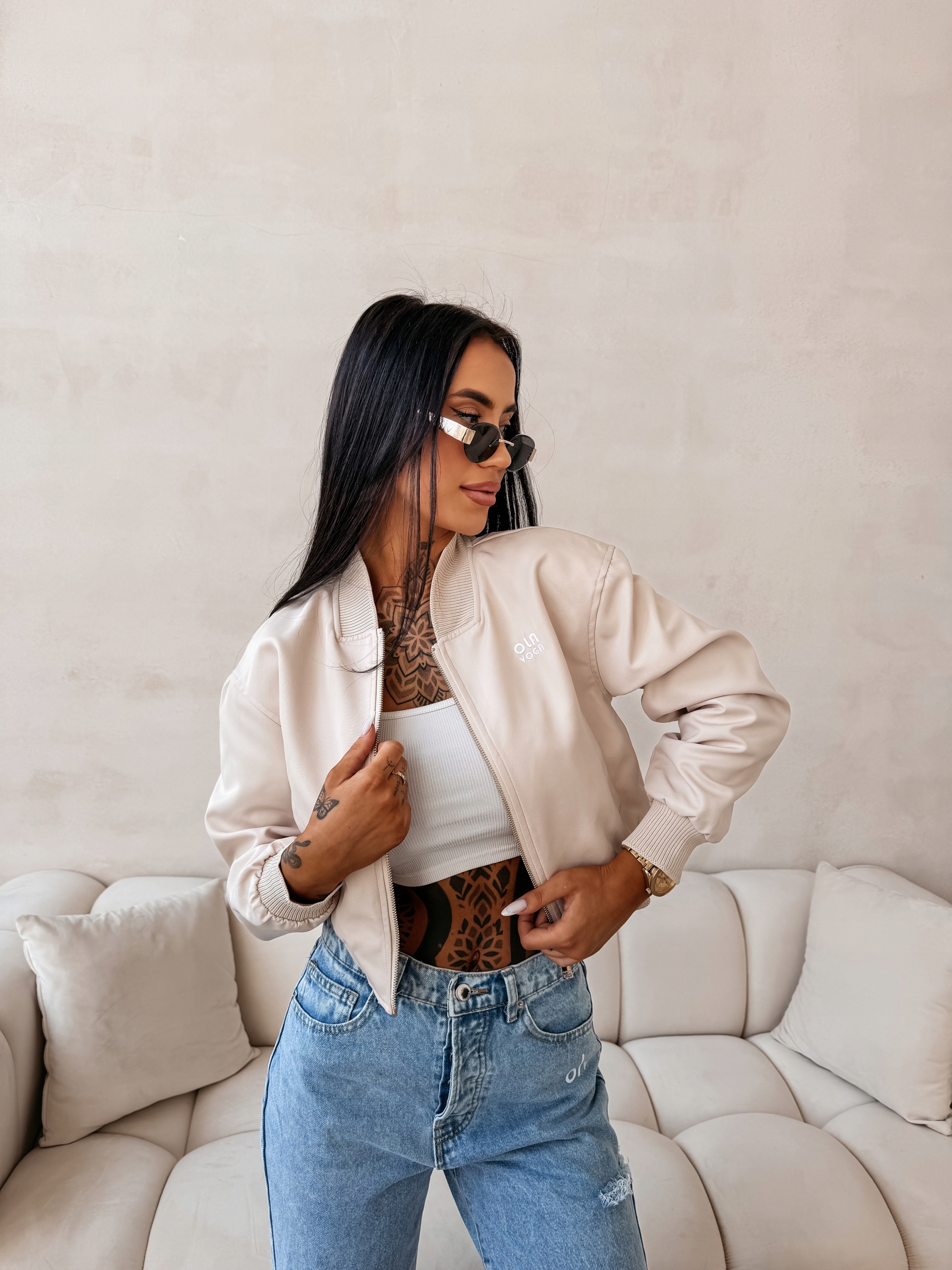 Dámská Masti Bunda Olavoga Béžová