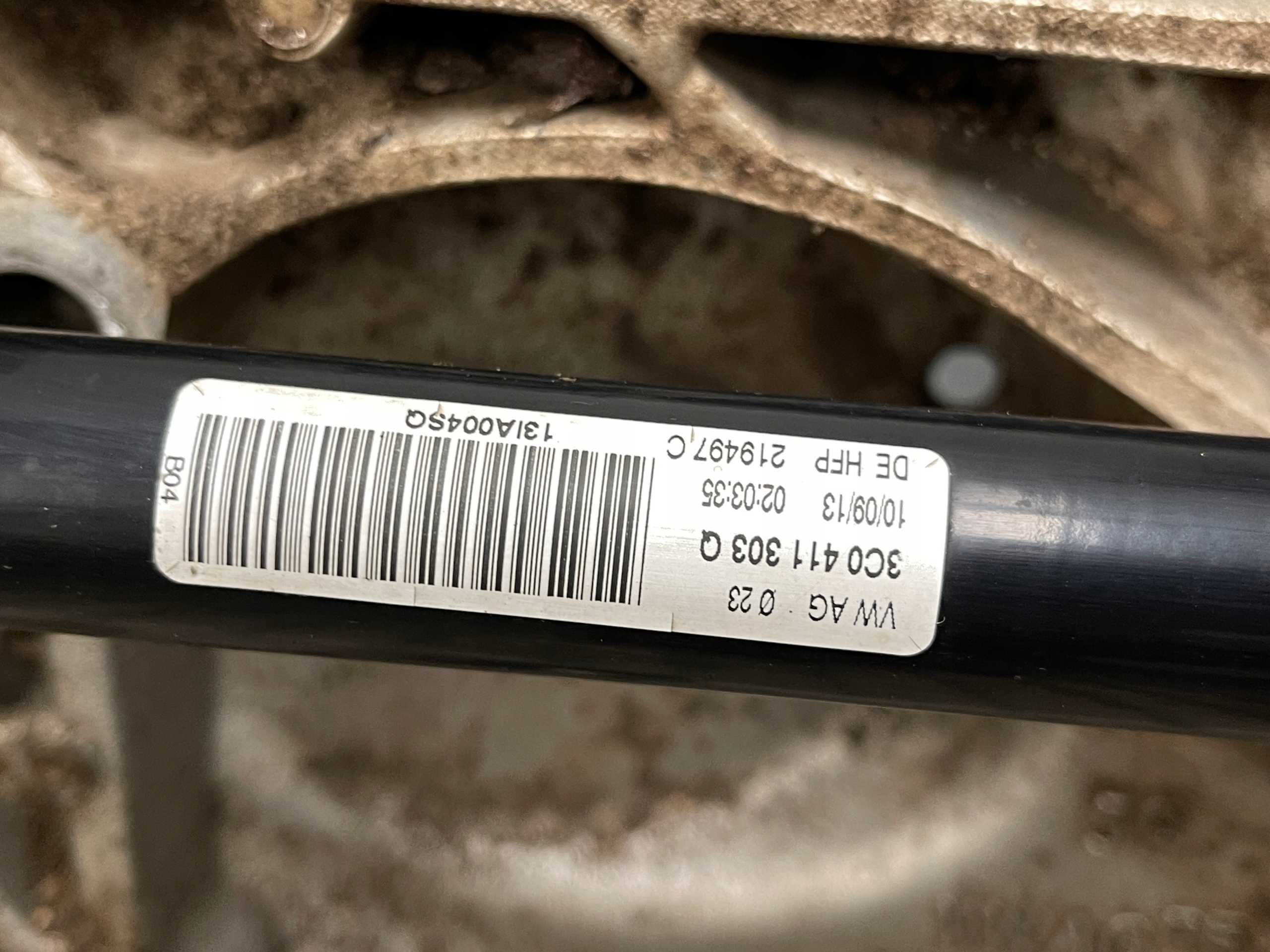 VW PASSAT B6 B7 SHARAN 7N TIGUAN sider axle beam subframe front 7N0199369A