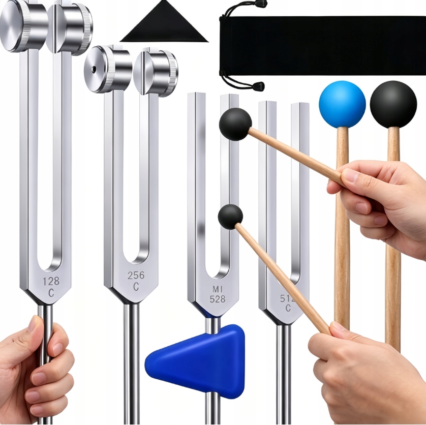 4 Balík Kamerton Sada (128 Hz, 256 Hz, 512 Hz, 528 Hz)