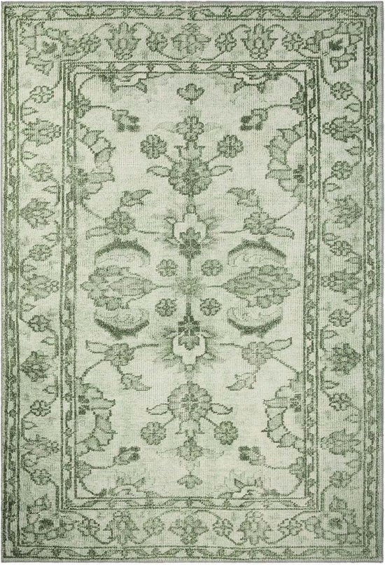 Koberec do obývačky, tradičný zelený, 200 x 290 cm