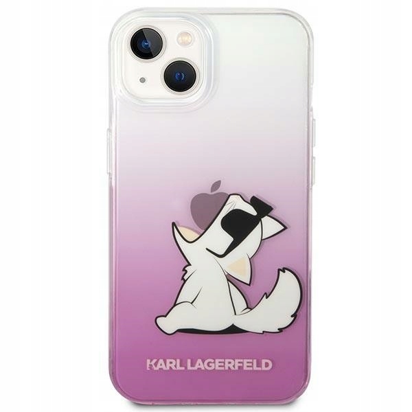 Karl Lagerfeld Choupette Fun Sunglasses Pouzdro pro iPhone 14 Plus (růžové)