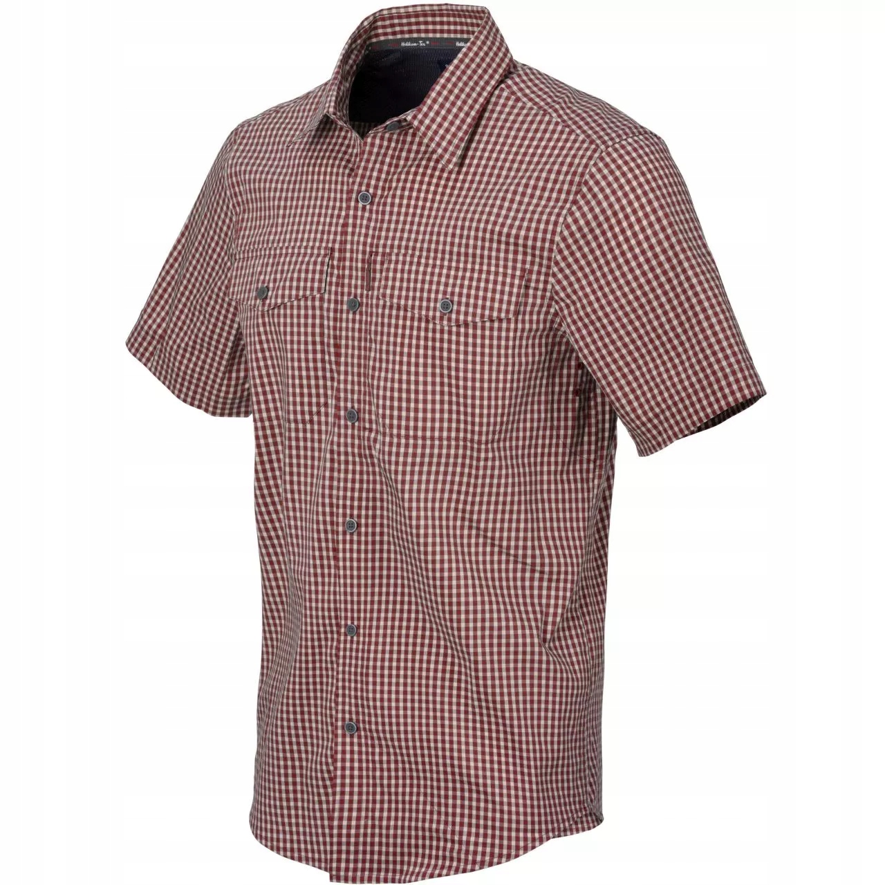 Helikon Covert Concealed Carry Shirt Ss Dirt Red Checkered M