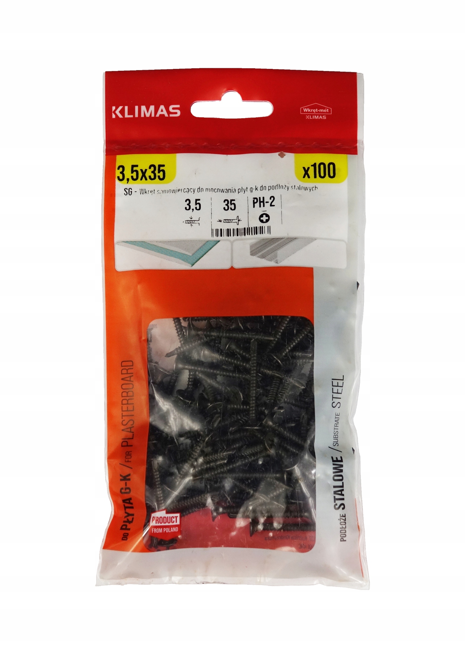 

Wkręt-met Wkręt samowiercący Kmsg 3,5*35mm 100szt