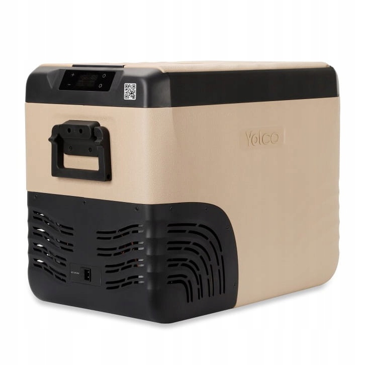 Kompresorová chladnička Yolco KX40 Sand s Bluetooth