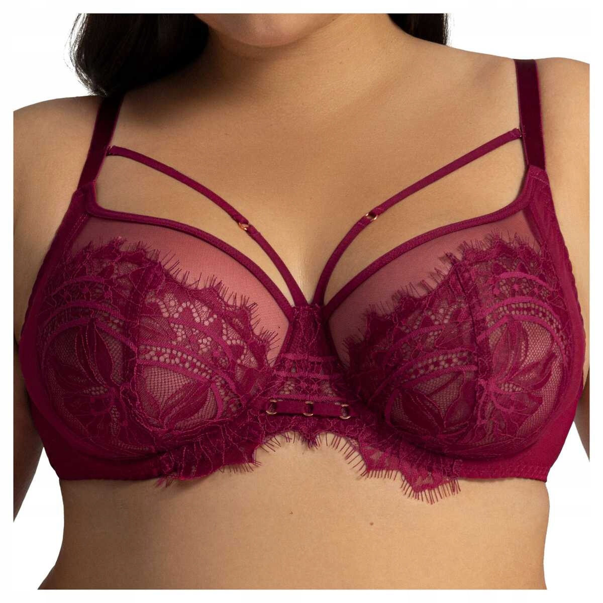 Ava Měkká podprsenka s kosticemi Mystic 2150 červená 80D