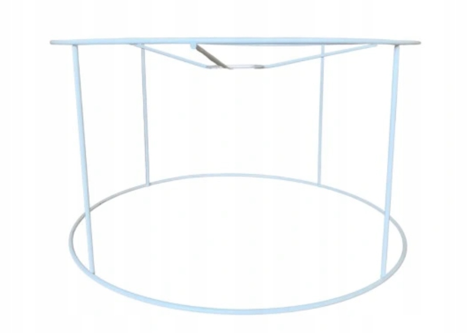 Kombinovaný rám lampy, tienidlo 60 cm, Biela, výška 20 cm