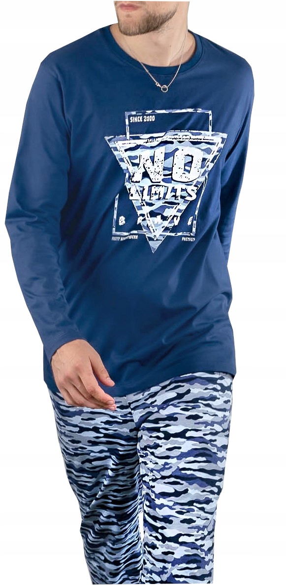 Muzzy Pánské pyžamo Limits dlouhé, velikost XL