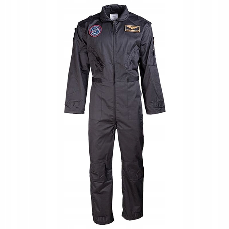 Dětská vojenská kombinéza Mil-Tec Us Style Flight Coverall černá Vel. L