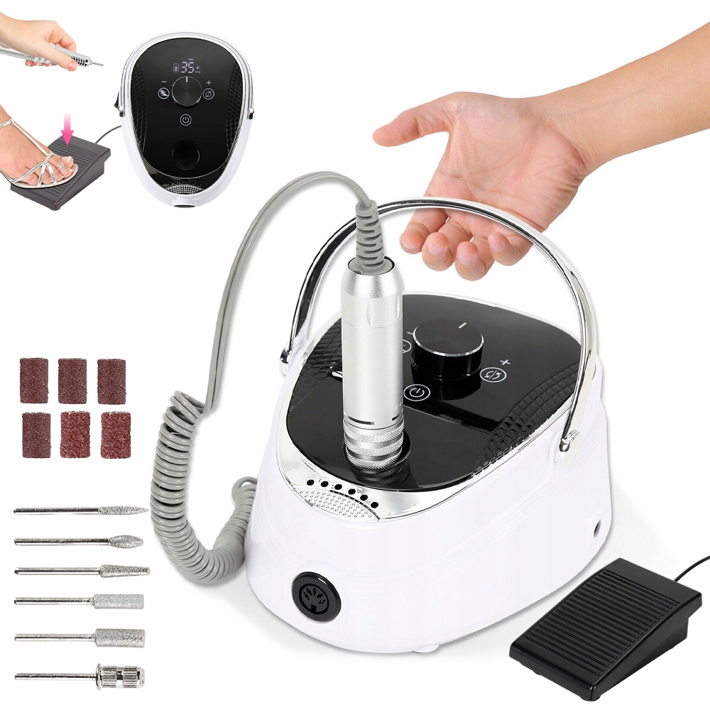 Elektrický Pilník Na Nehty 35000 Rpm Pro Hybridy A Gel