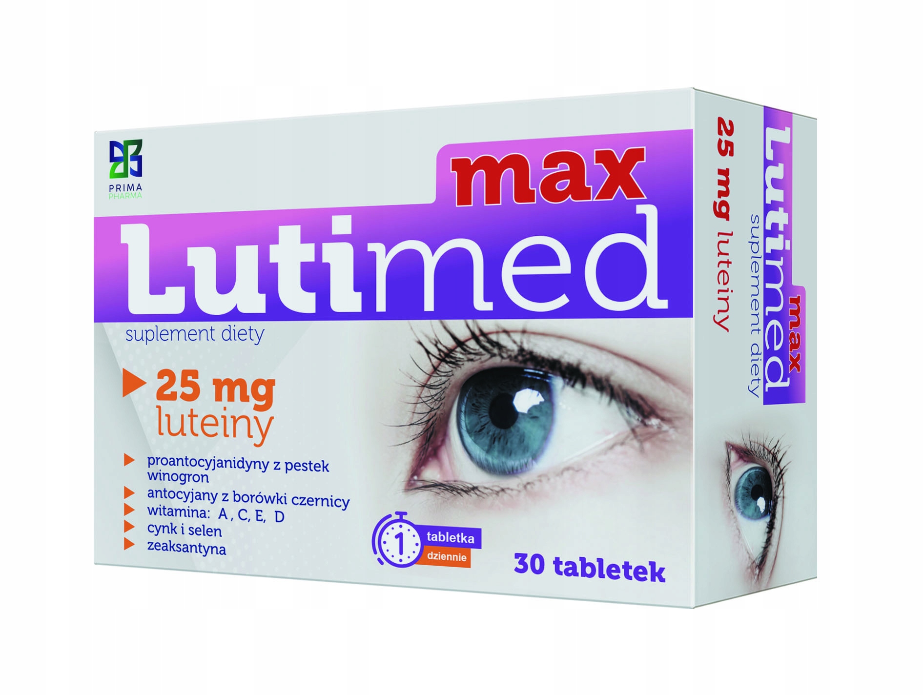 Lutimed MAX 30 tabletek PRIMA PHARMA