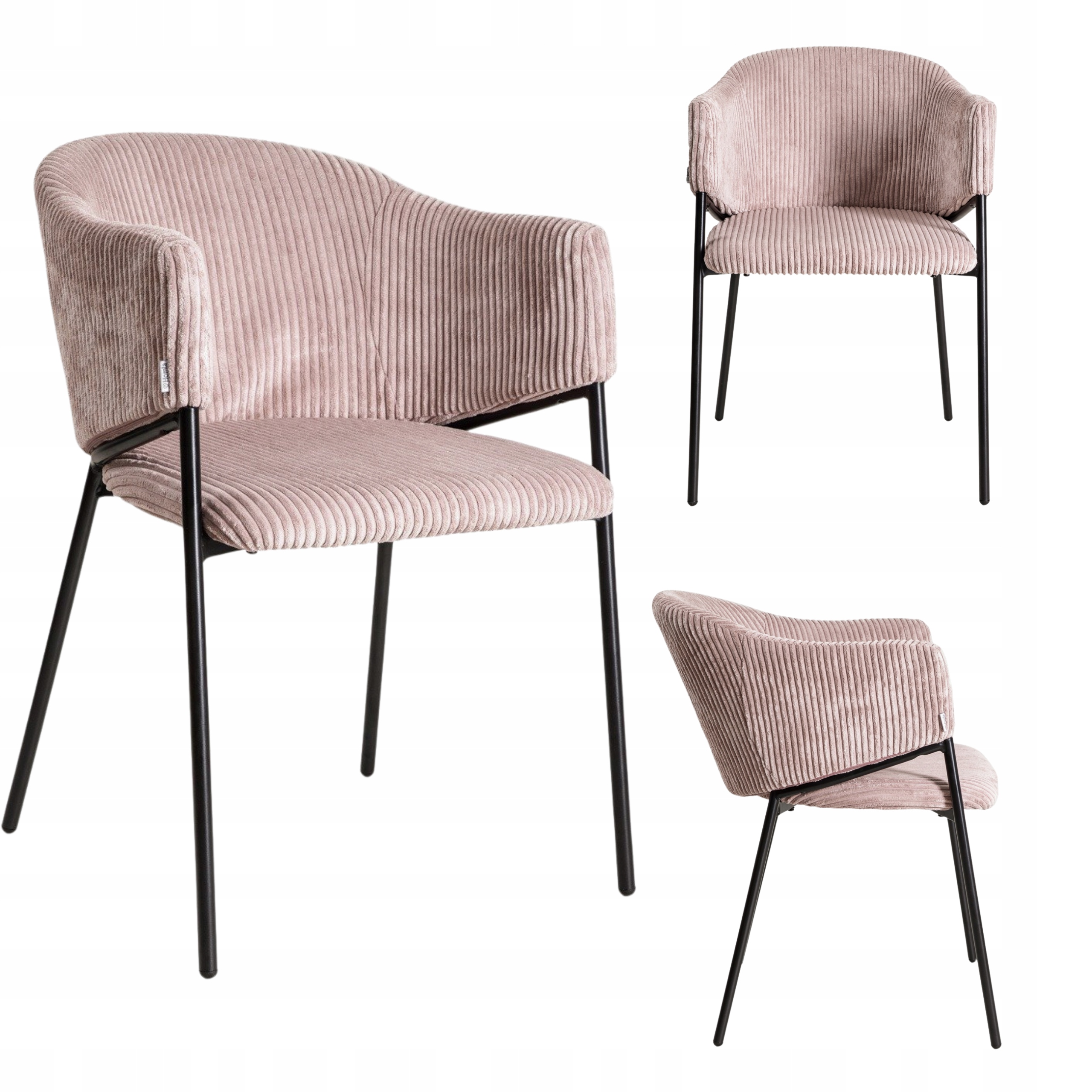 Stolička Prazer Ružová 55x60,5x78 cm Homla