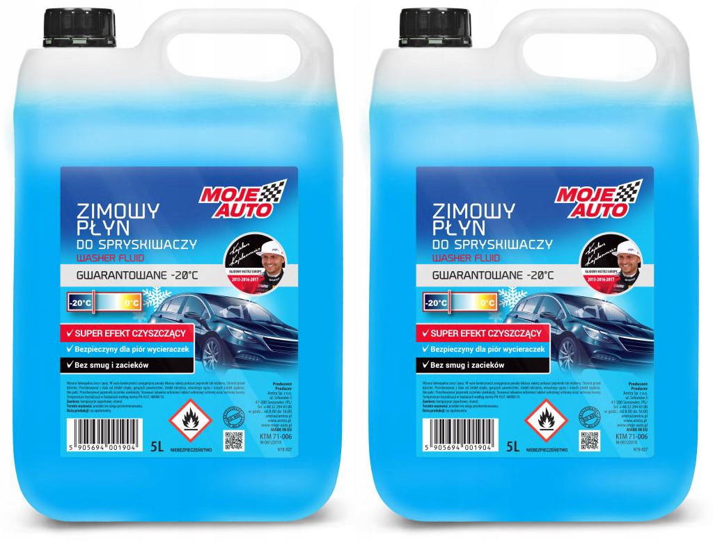 

Zimowy płyn do spryskiwaczy 10L -20°C Moje Auto