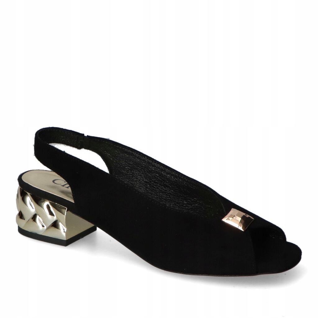 Sandály Chebello 4074-037 Černý semiš 38