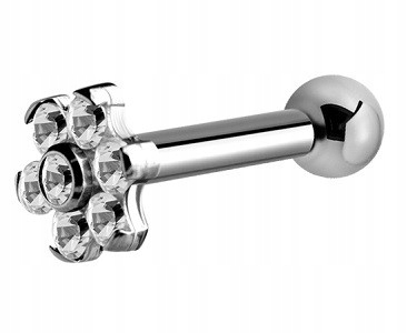 Titanový bílý květ – vnitřní závit 1,2/10/4