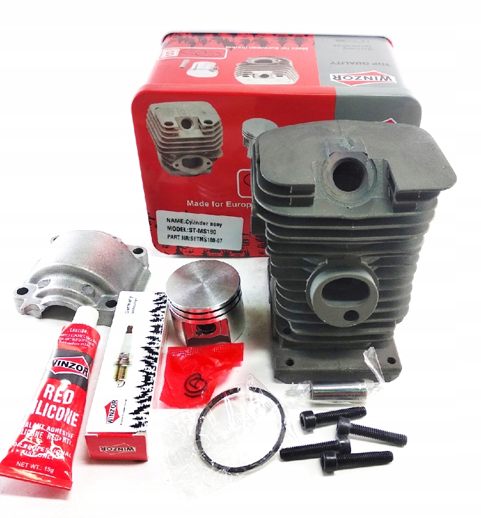 Zestaw Cylinder Tłok Do Stihl 018 MS180 Ms 180 017 MS170 Ms 170 38mm
