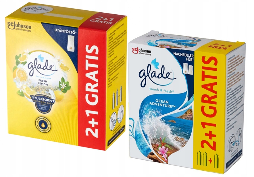 

Glade wkład odświeżacz 6x10ml zestaw Cytryna Ocean