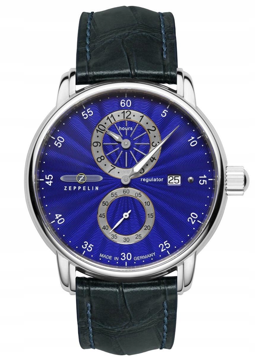 Nowy Zegarek męski Zeppelin New Captain's Line 8604-3 Regulator