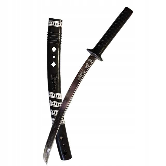 

Miecz Ninja Długi samuraj Kostium przebranie 60 cm