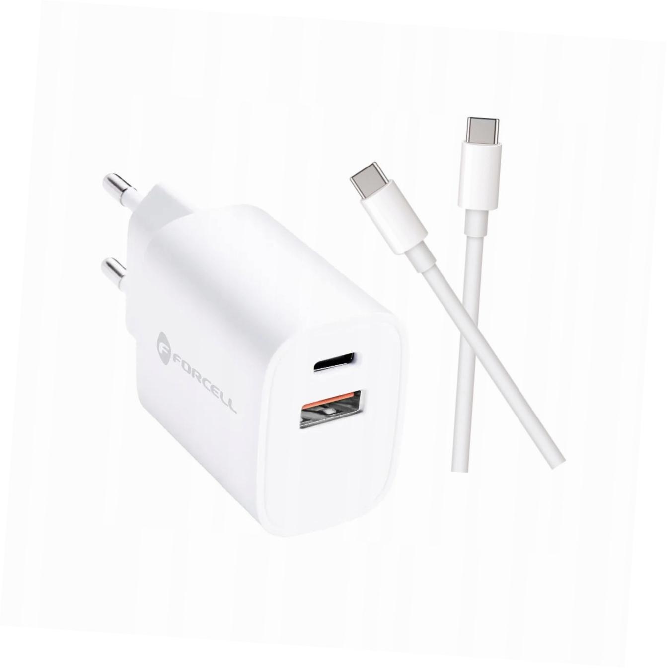 Szybka ładowarka 30W 2 wejścia z kablem Usb-c do Motorola Moto G52