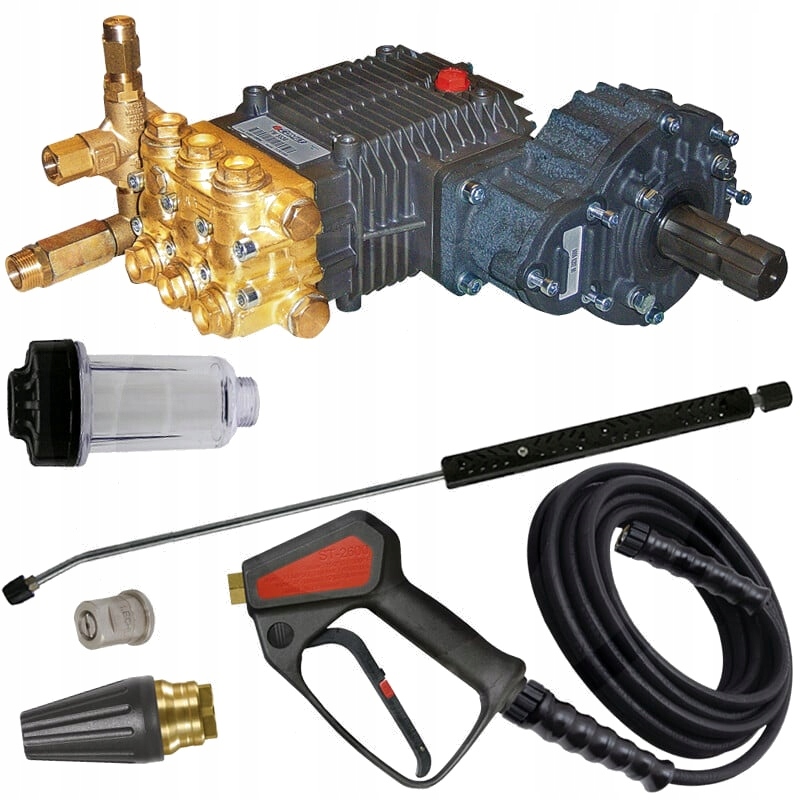 Sada tlakové myčky Wom Pto pro traktor 200 bar lanka
