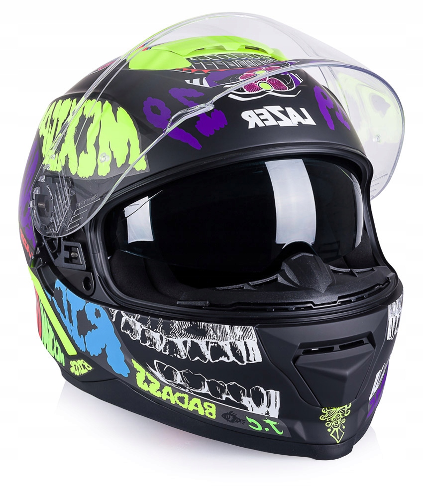 KASK MOTOCYKLOWY Z BLENDĄ LAZER RAFALE MEXICANA L Producent Lazer