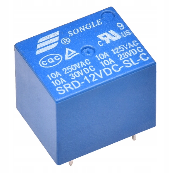 

Przekaźnik przełączany Songle SRD-12VDC-SL-C 12V