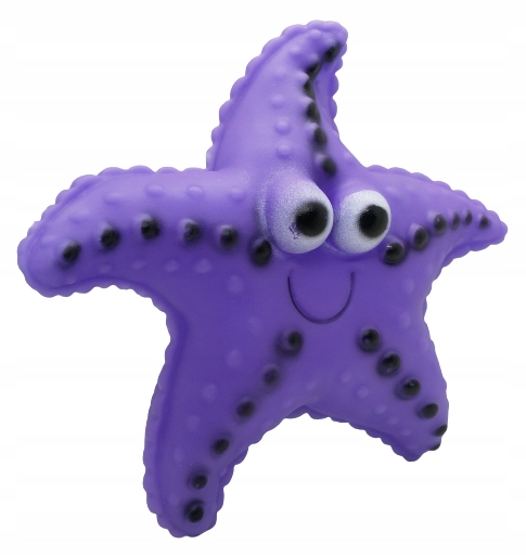 

gumowy gryzak rozgwiazda z piszczałką 12 cm