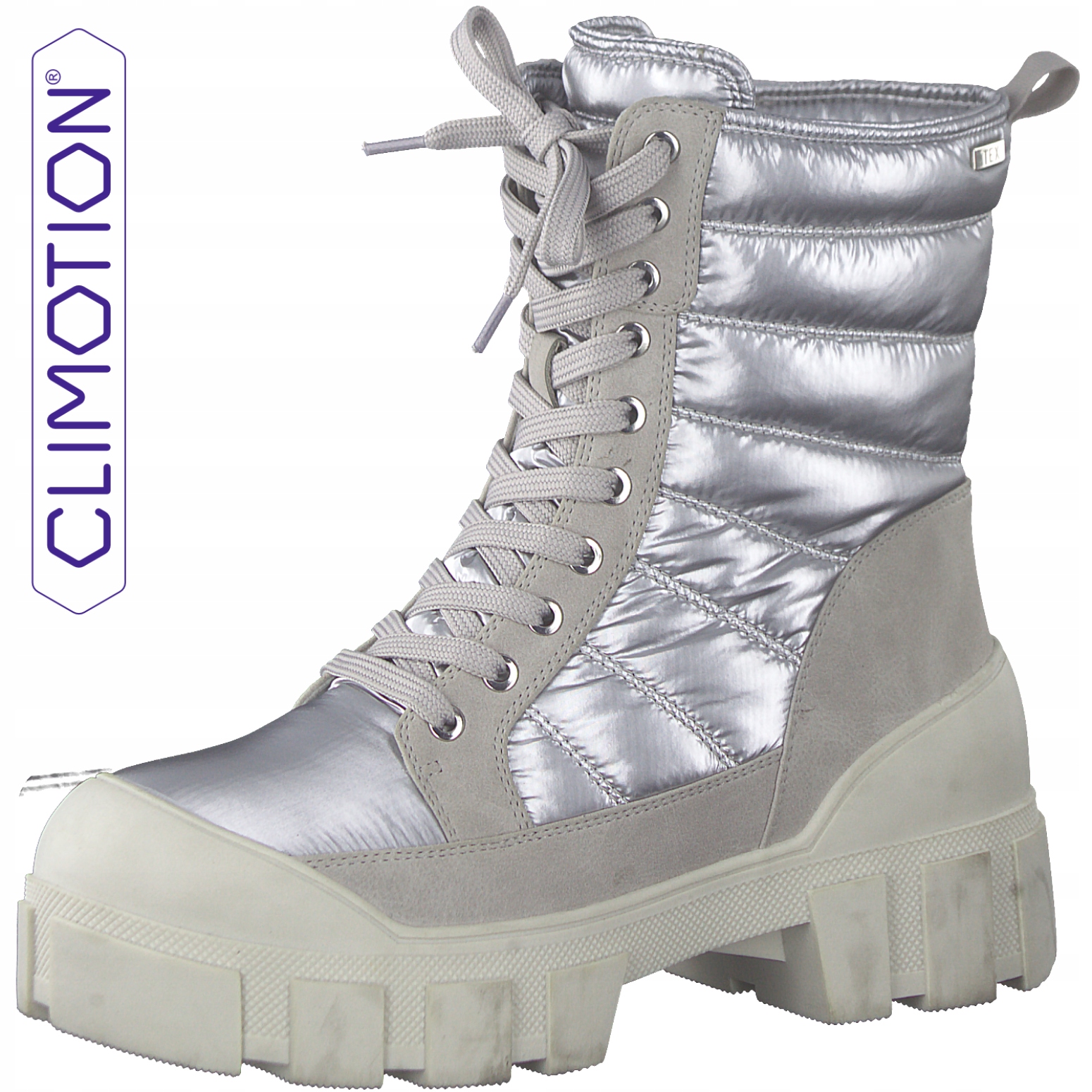 Caprice voděodolné, zateplené, stříbrné, Tora [26220-29-943] vel. 38