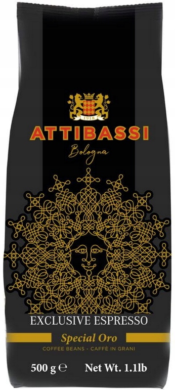 Levně Kávová Káva Pro Znalce Attibassi Exkluzivní Espresso Speciál Oro Itálie