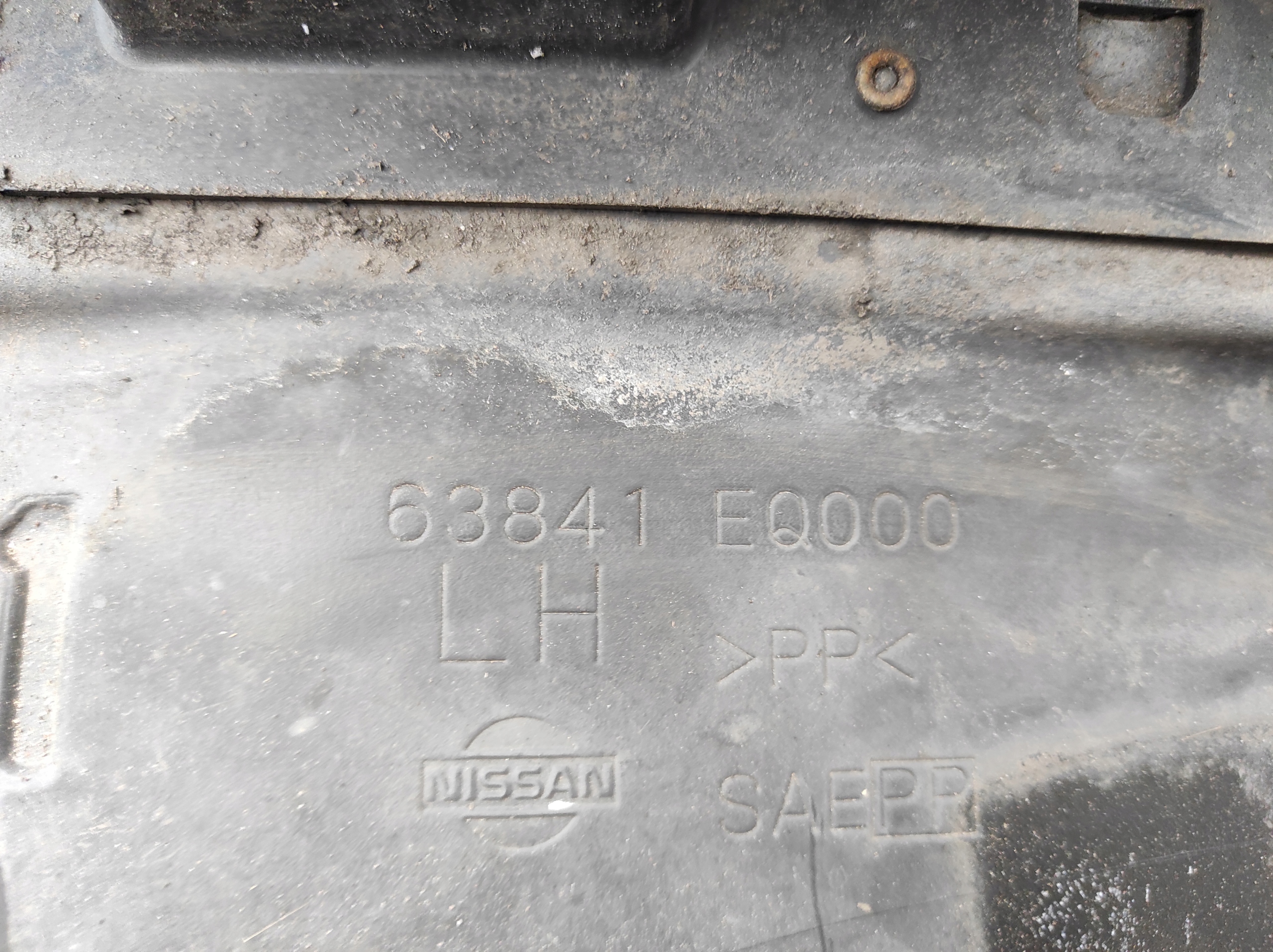 mudguard left front left front NISSAN X - TRAIL T30 LIFT 63841EQ000