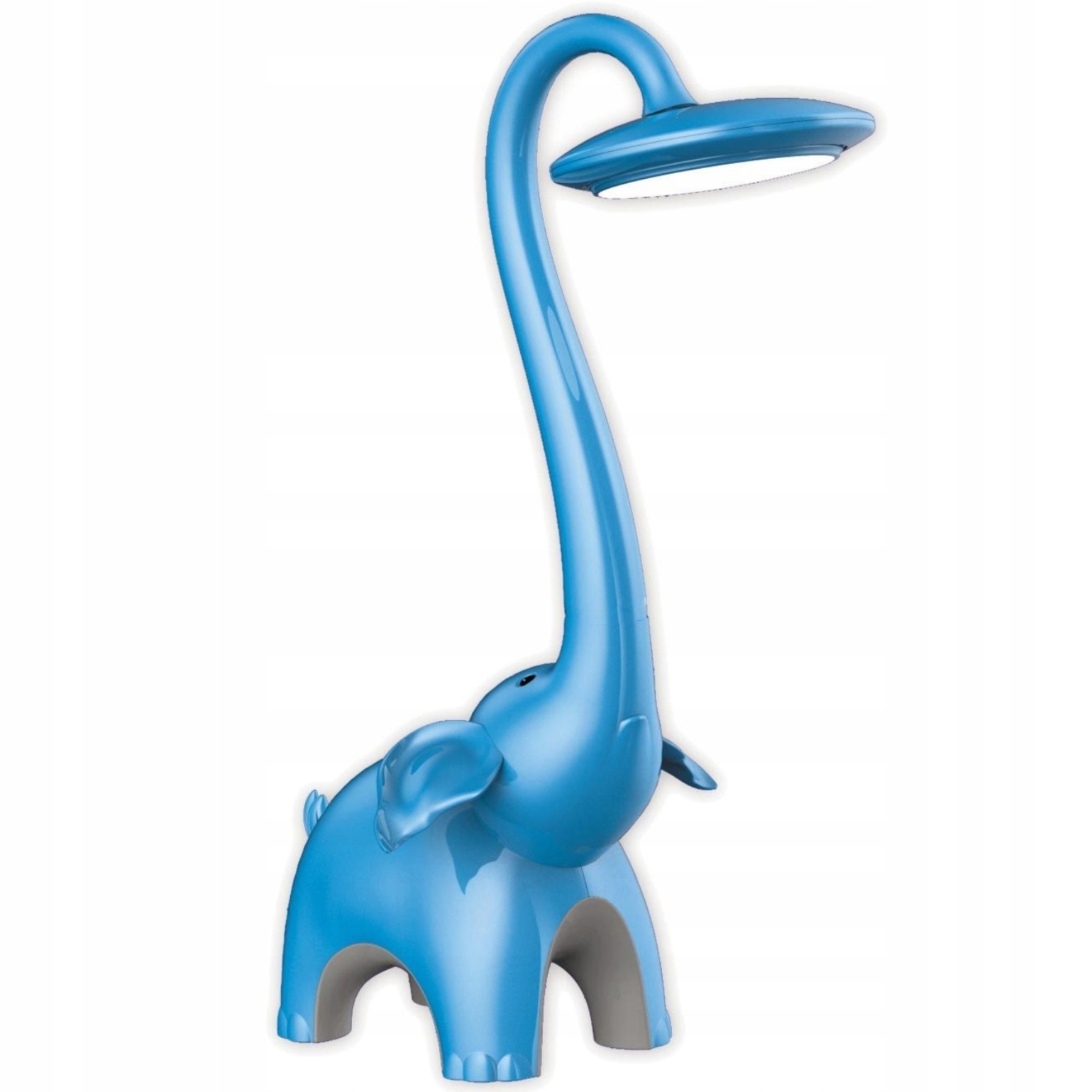 Nočná stolová lampa modrá Led s detským stmievačom Slonik