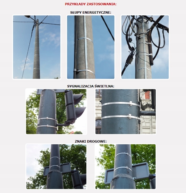 Klamerka stalowa nierdzewna 19 COT 100szt BANDIMEX Liczba sztuk w ofercie 100 szt.