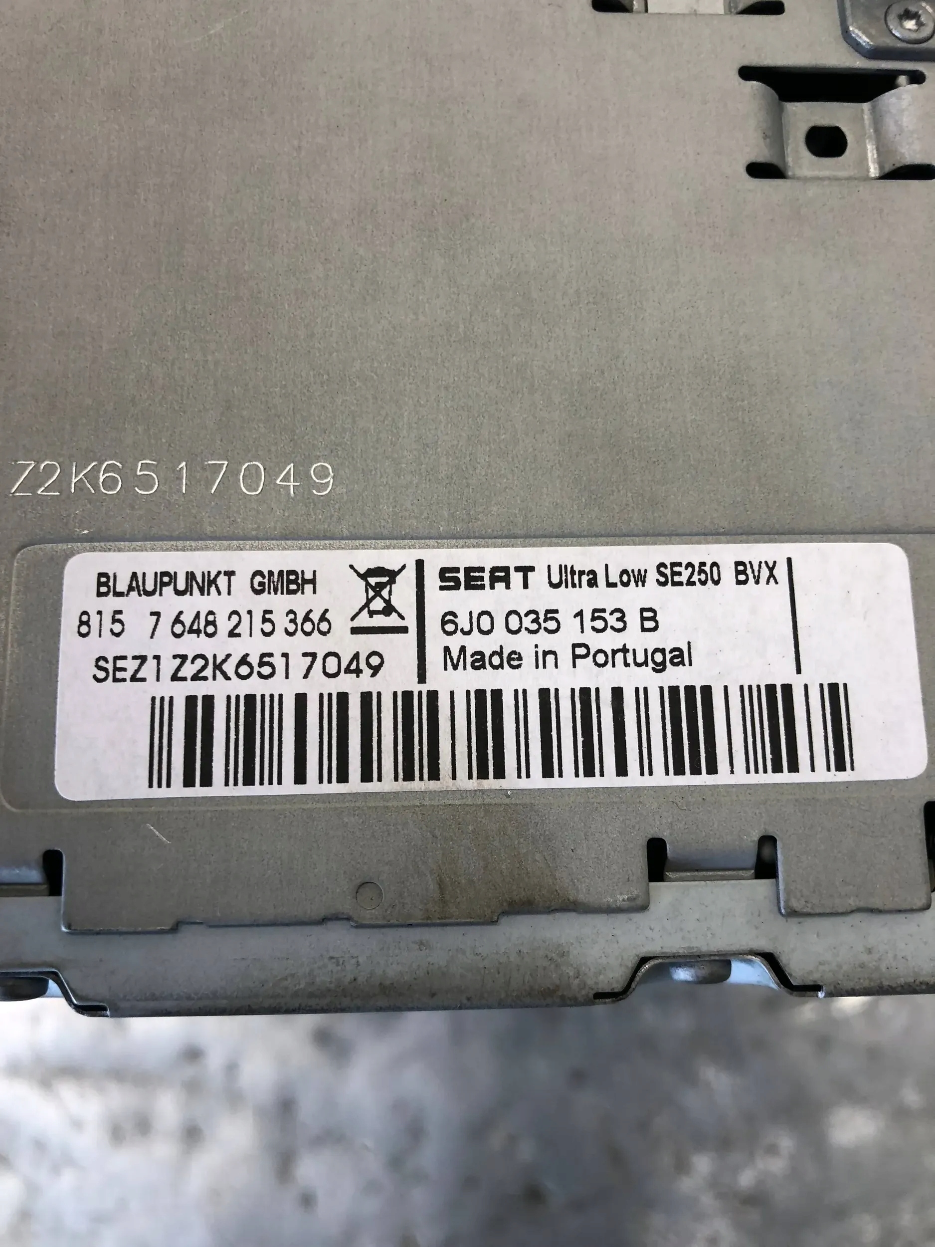 RADIO CD SEAT IBIZA IV 6J0035153B