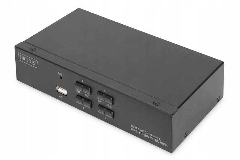 Digitus Prepínač Kvm 4 portový Hdmi, 4K 30Hz