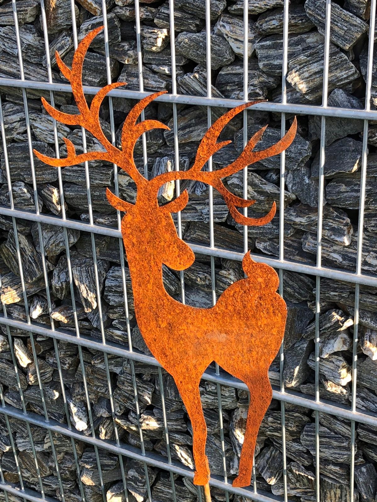 Jelonek 2 Jeleń ozdoba ogrodowa figurka 38 cm