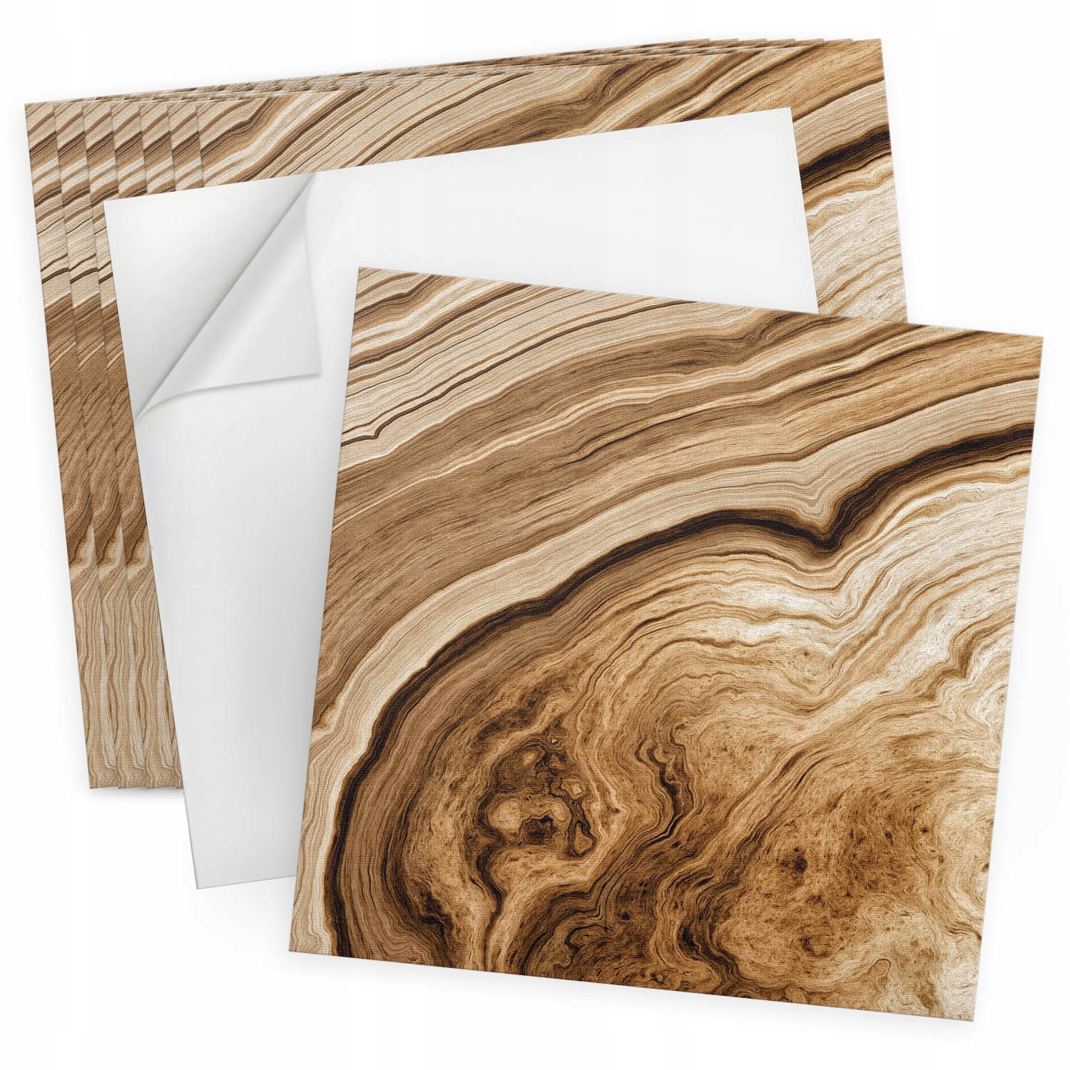 Sada Pvc vinylových dlaždic 9 ks 30x30 cm Přírodní vzory dřeva