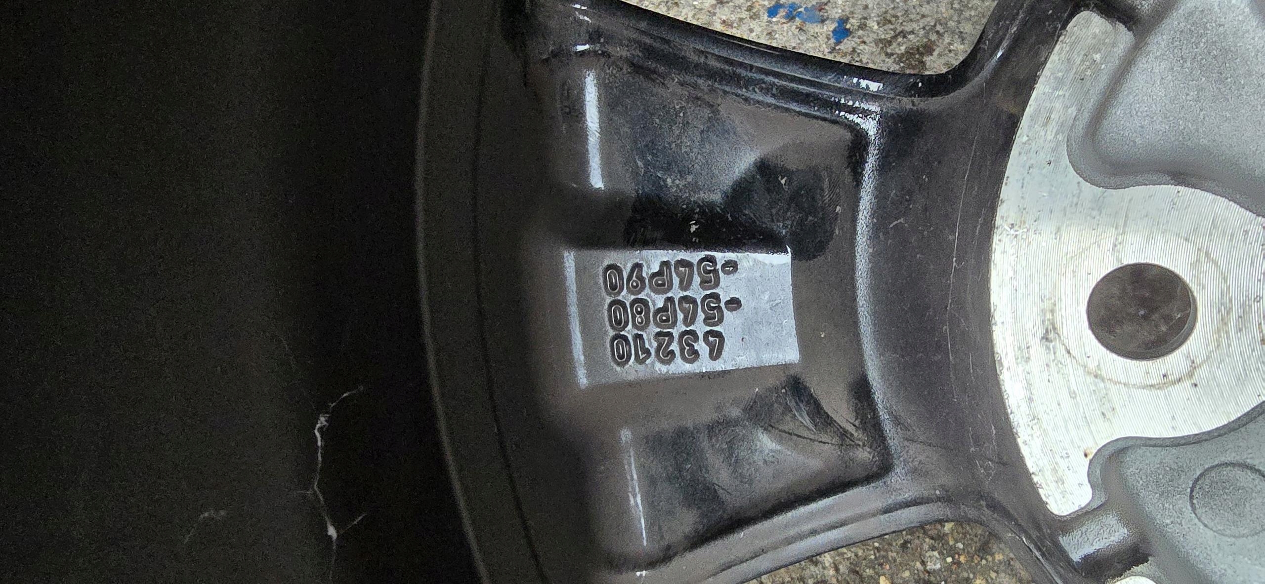CERCHIO SUZUKI VITARA 43210-54P80 17 CALI 6,5 J ET50