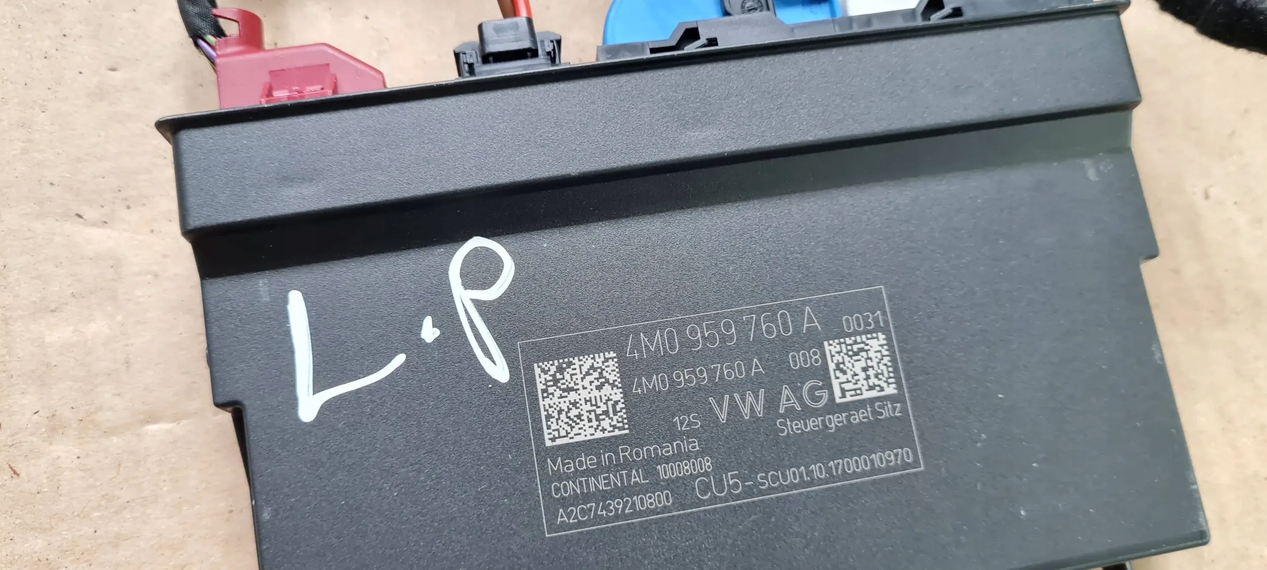 A5 8W module control unit PAMIECI seat 4M0959760A A4 B9 8W Q7 4M VW