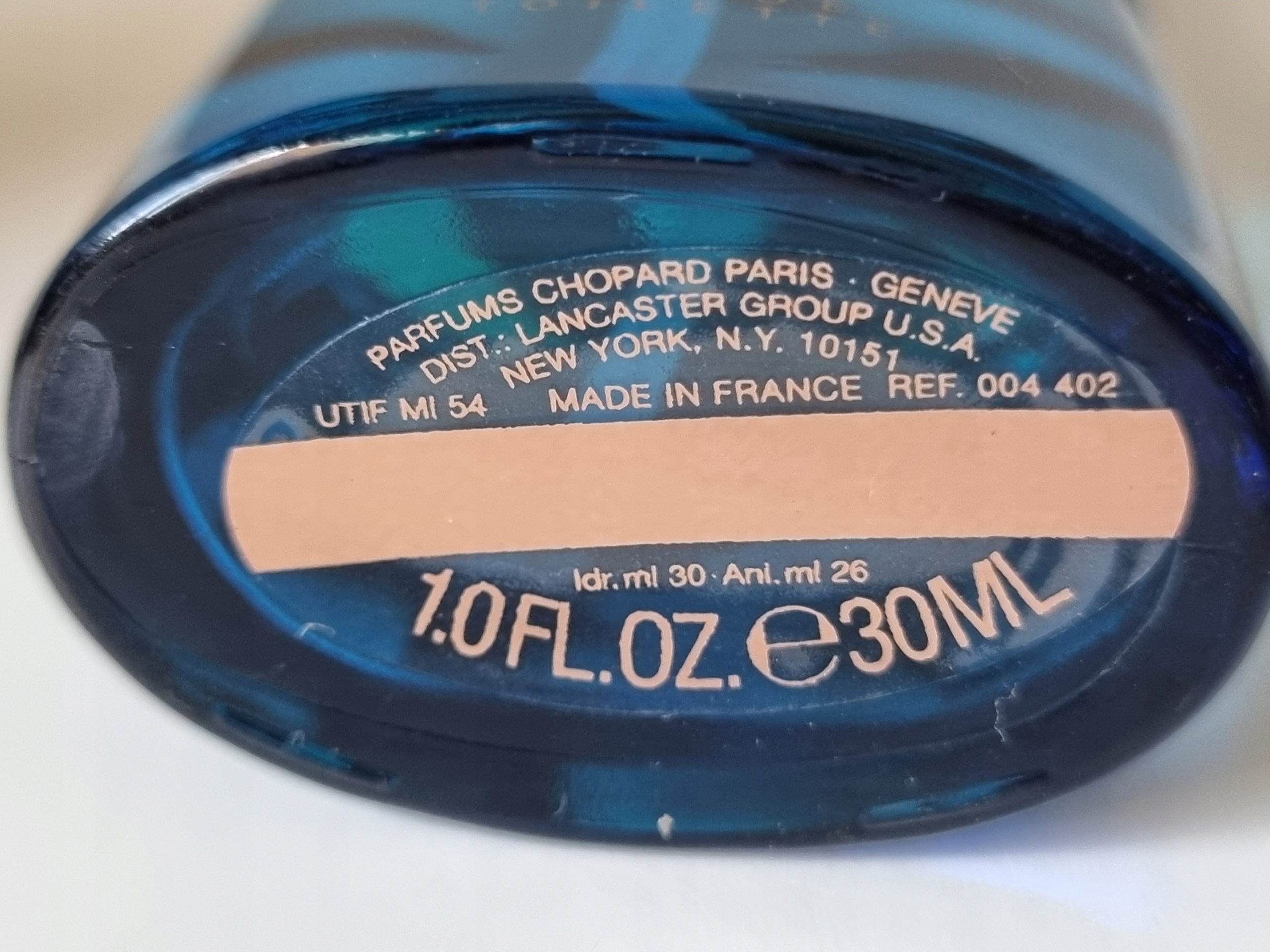 CHOPARD HEAVEN LANCAST. EAU DE TOILETTE 30 ML Pojemność opakowania 30 ml