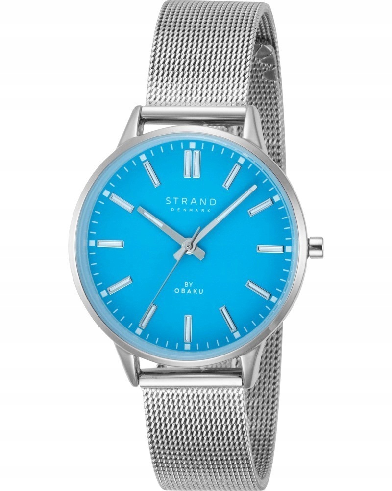 Nové Originální dámské hodinky Strand by Obaku S747LXCMMC stříbrné