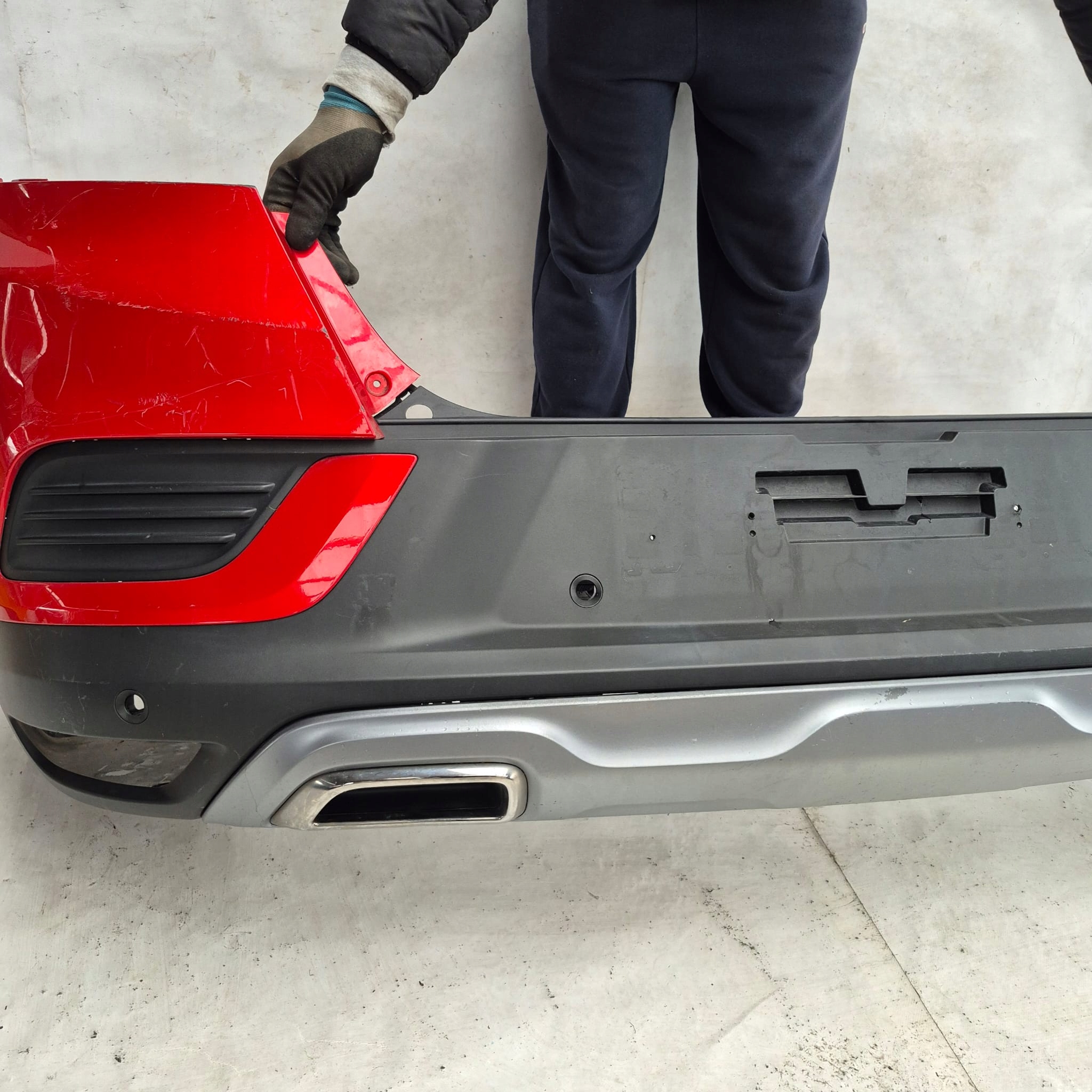 RENAULT ARKANA RS-LINE 19- bumper rear part rear PDC 850186741R